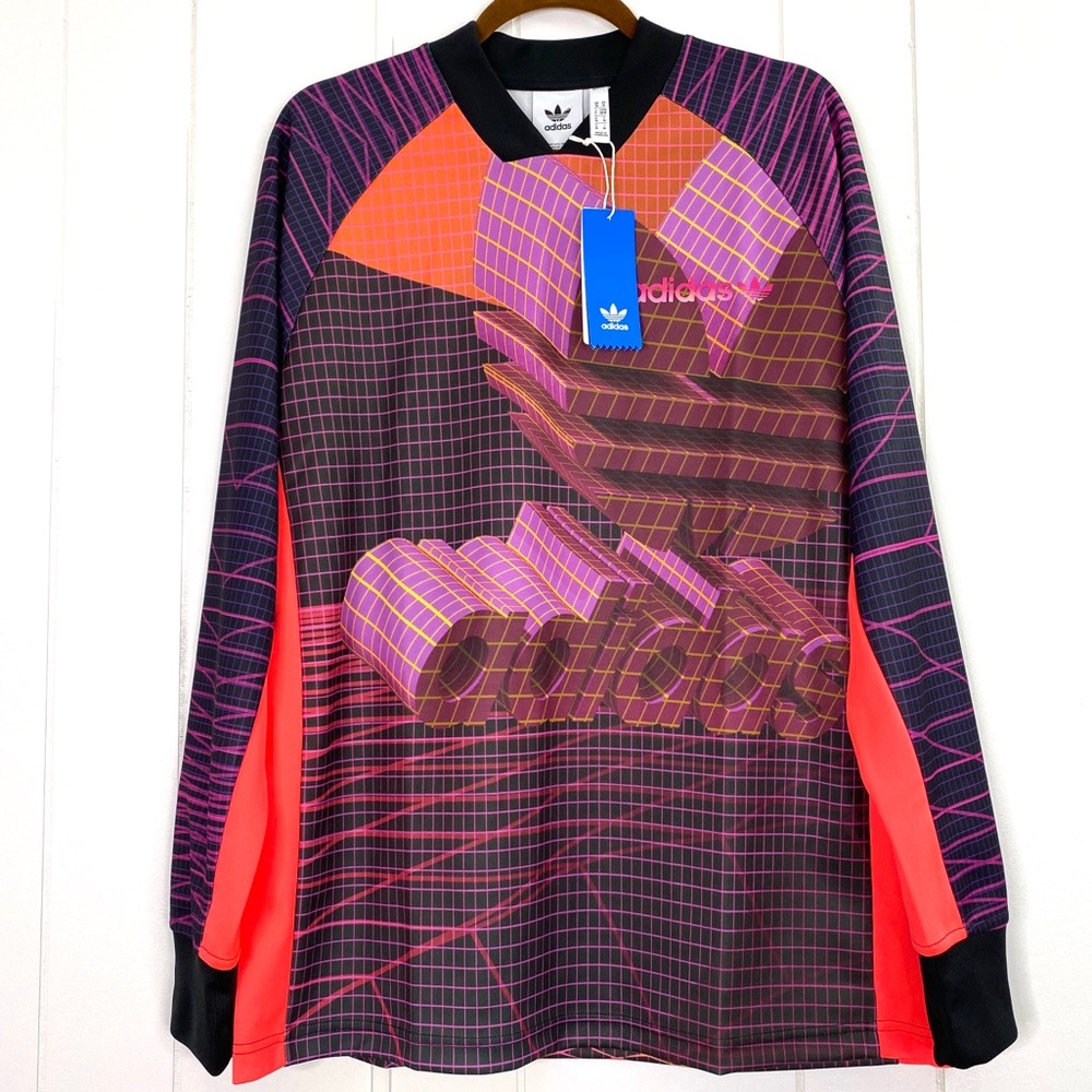 Adidas 3D Long Sleeve Goalie Jersey Sz M New